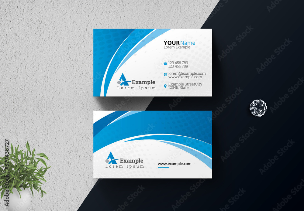 Creative Business Card Stock Template Adobe Stock