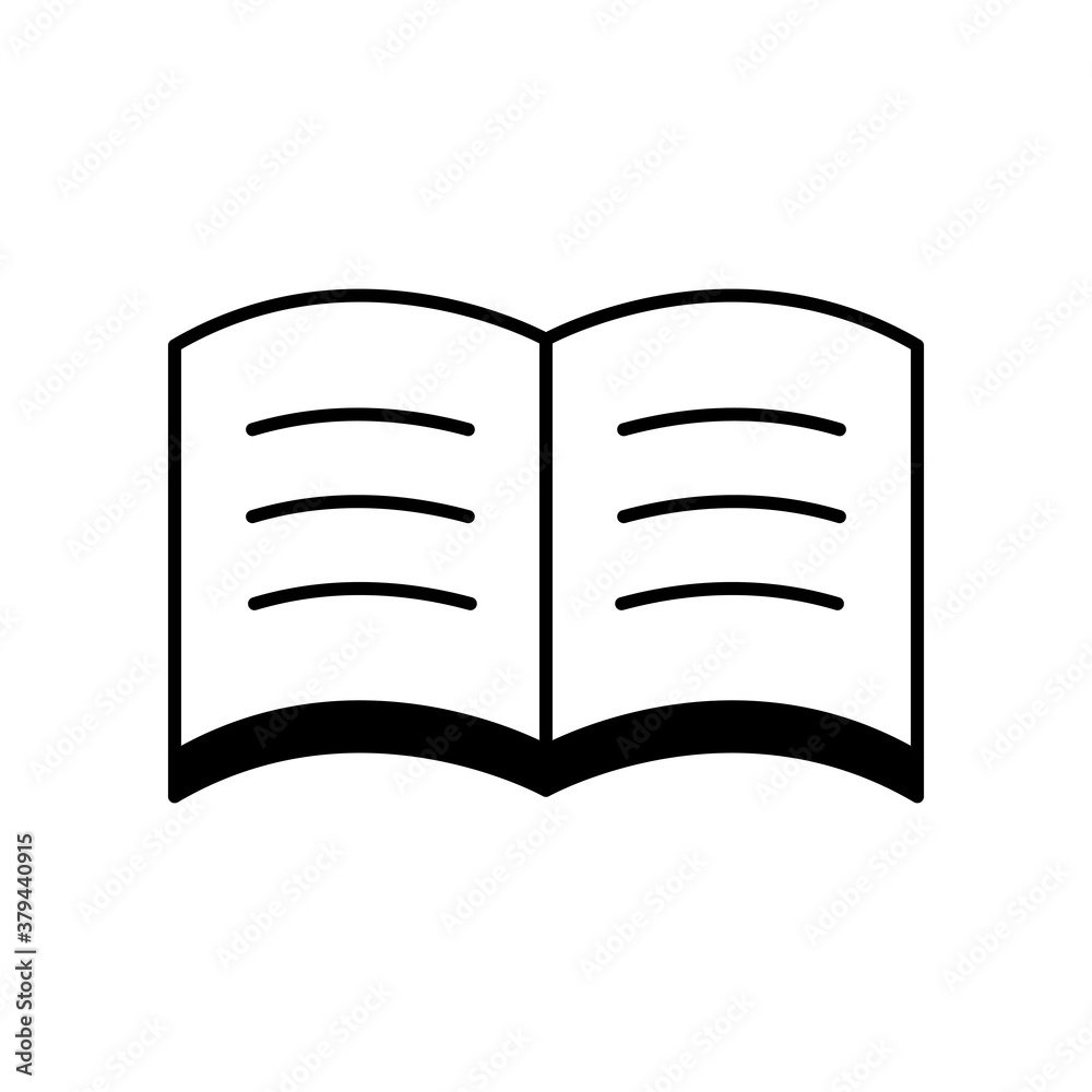 Icono de libro. Vector Icono de libro. Vector
