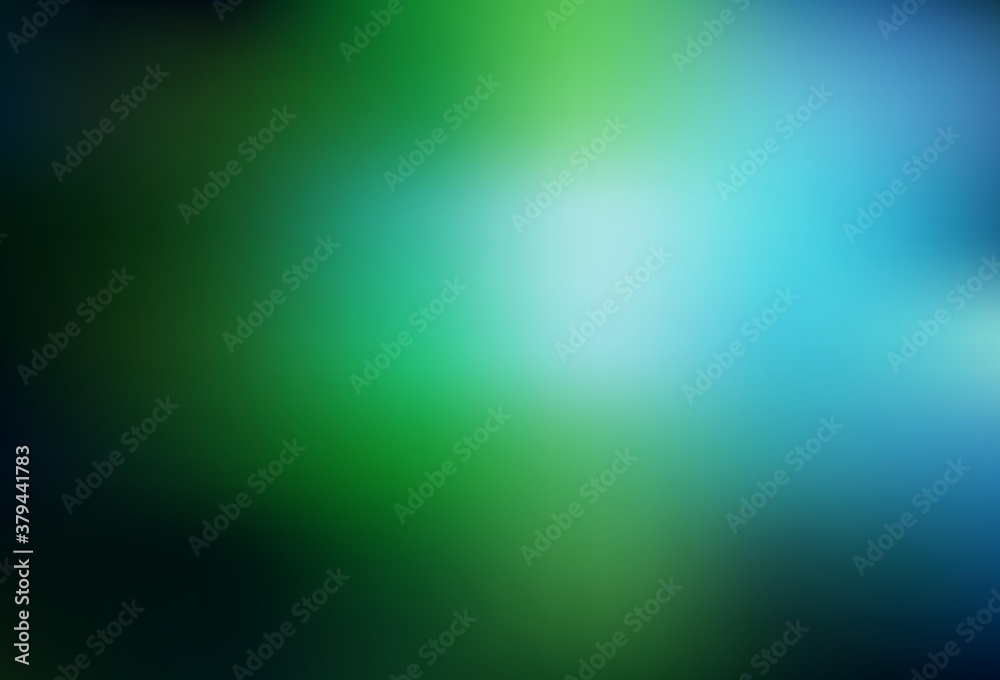 Obraz premium Dark BLUE vector glossy abstract background.