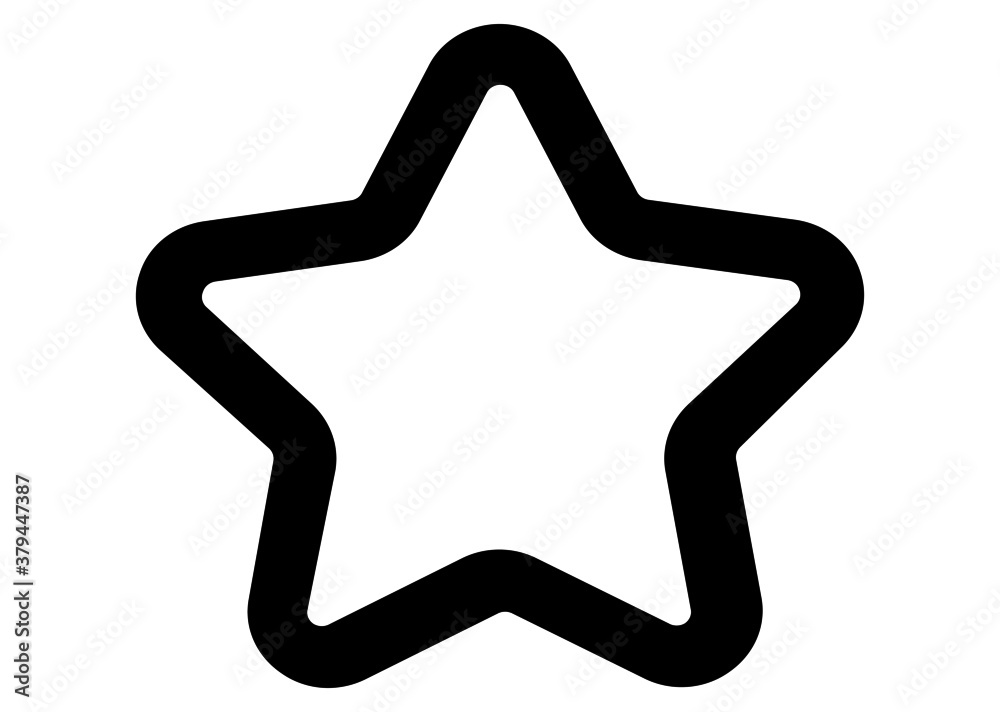 White star - Vector icon star Icon Vector - star icon - star Vector icon. White star - Vector icon star Icon Vector - star icon - star Vector icon.