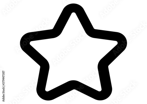 White star - Vector icon star Icon Vector - star icon - star Vector icon.