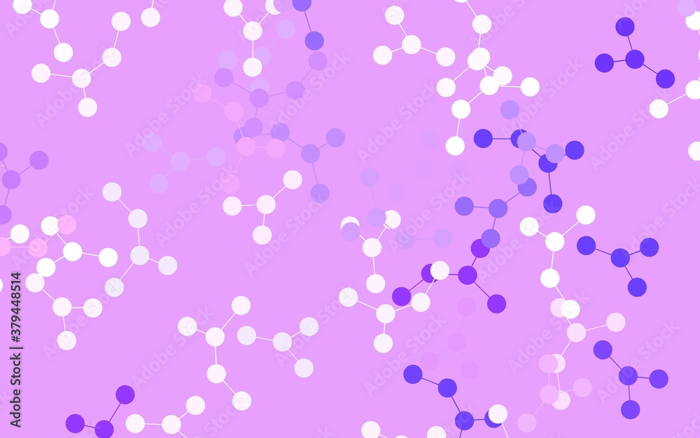 Light Purple vector texture with artificial intelligence concept.