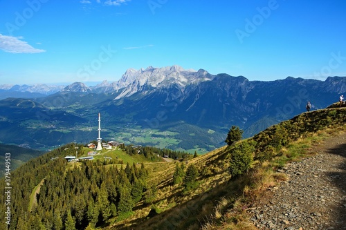 Austrian Alps-view on the Dachstein from Hauser Kaibling photo