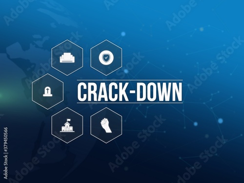 фотографія crack-down