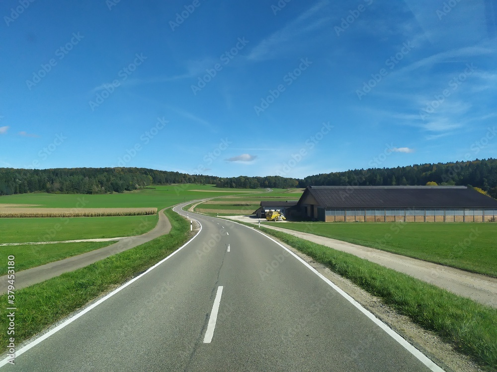 road in the countryside