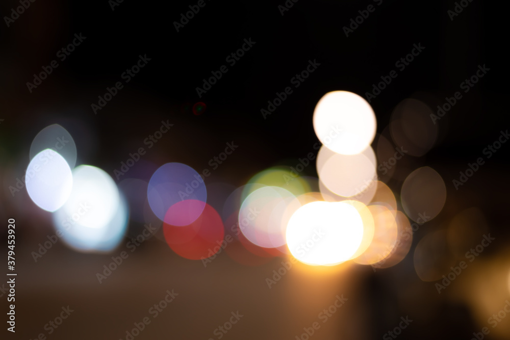 Cty night light bokeh blurred background Cty night light bokeh blurred background