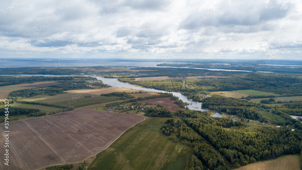 Riverview Sanahta, which flows into the Gorkovskoye reservoir