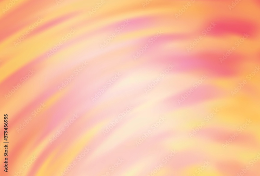 Obraz premium Light Orange vector blurred bright pattern.
