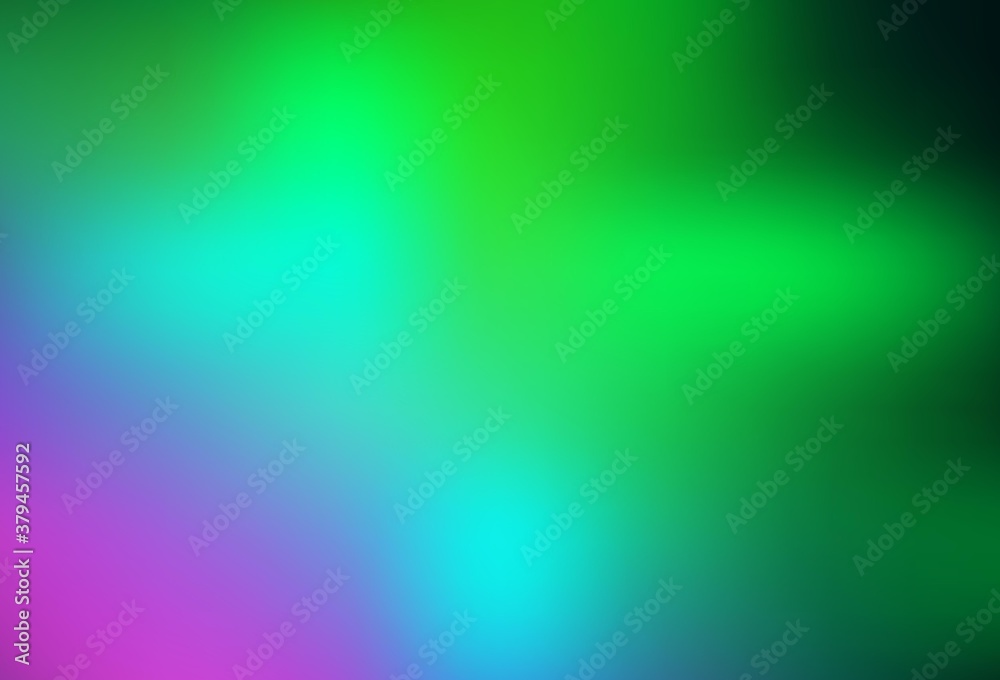 Light Pink, Green vector blurred background.