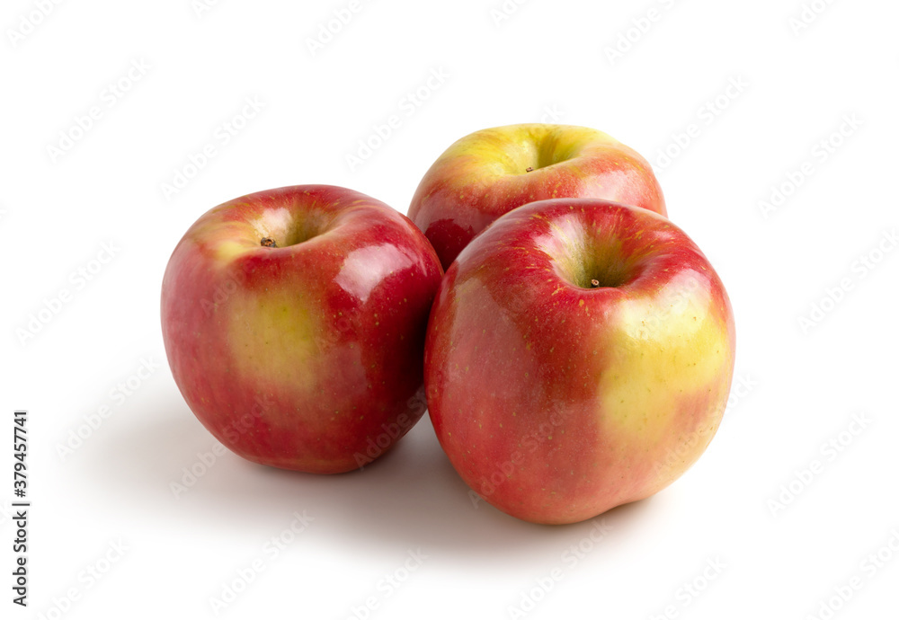 Three apples isolated from the white background Three apples isolated from the white background