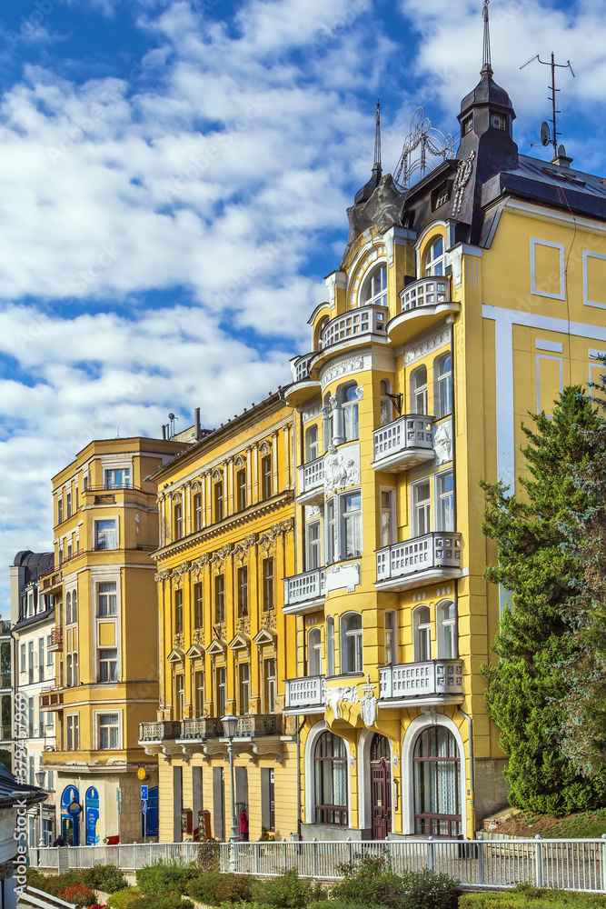 Φωτογραφία Street in Marianske Lazne city center, Czech republic