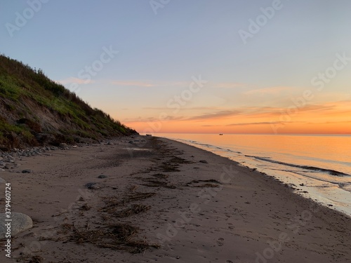 sunset at the beach