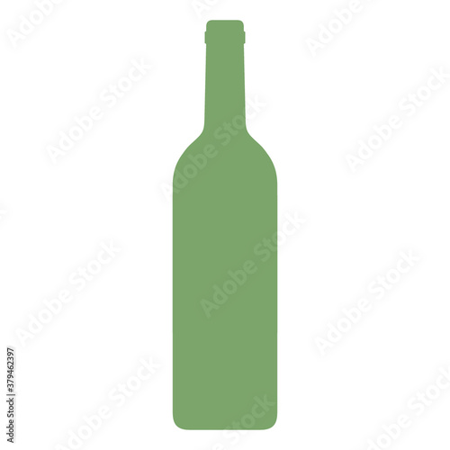 glass bottle without background