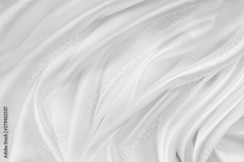 White silk fabric lines