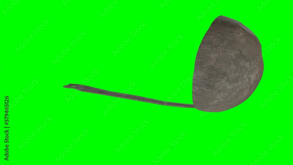 Animated rotating around hand made iron or steel round regular kitchen soup ladle. Isolated and loop able on green background. Animated rotating around hand made iron or steel round regular kitchen soup ladle. Isolated and loop able on green background.
