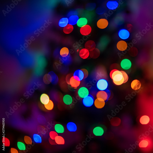 abstract light bokeh image, festivity lights texture