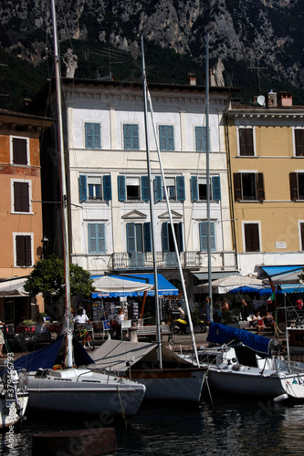 Der Bootshaven von Gargnano. Lombardai, Italien, Europa photo