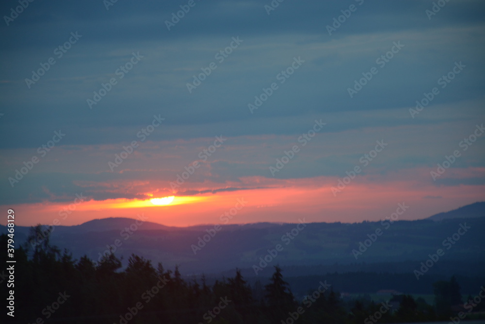 Fototapeta premium восход Sonnenaufgang