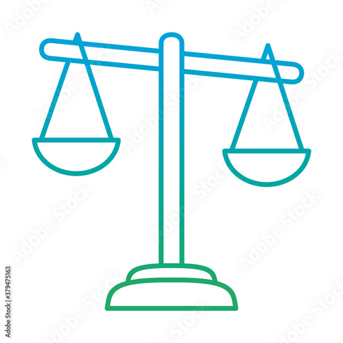 law scale degraded style icondesign, justice legal judgment and judical theme Vector illustration