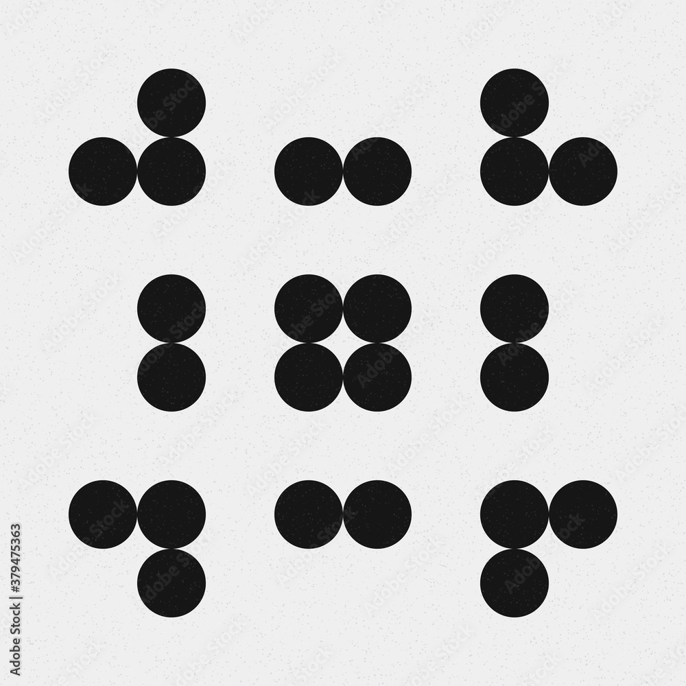 Abstract Cross Pattern Dots Logo generative computational art illustration Abstract Cross Pattern Dots Logo generative computational art illustration