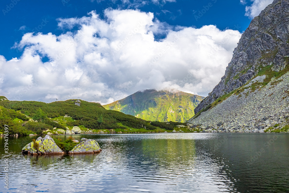 Mountain lake in Rohace area of the Tatra National Park, Slovakia, Europe.
