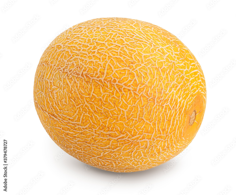 Melon isolated on white background with clipping path and full depth of field Melon isolated on white background with clipping path and full depth of field