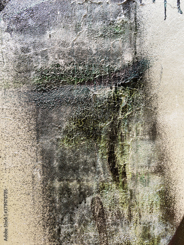 Multicolored grunge texture. Vintage background color. Composition of different color patterns. Old abstract style