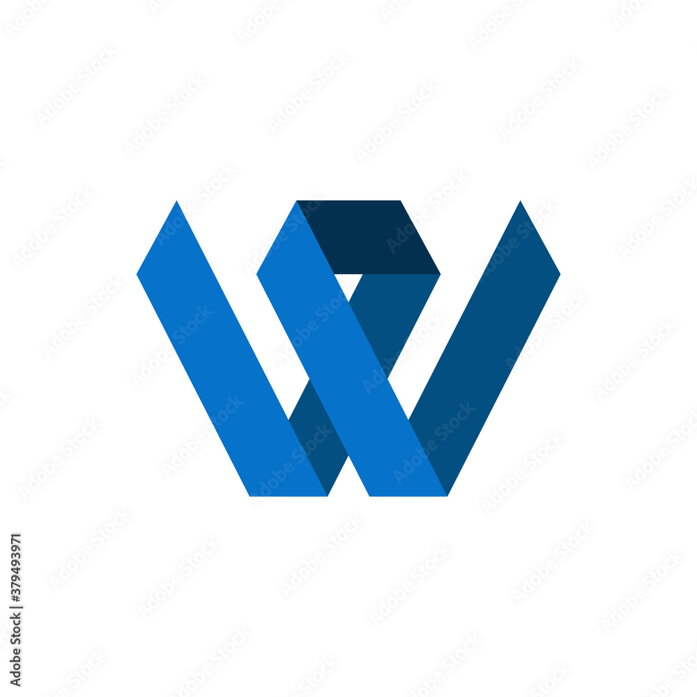 Initial W Letter Logo Design Template. Initial W Letter Logo Design Template.