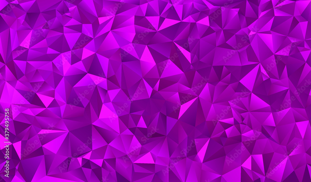 Pink polygonal background. Vector illustration. 