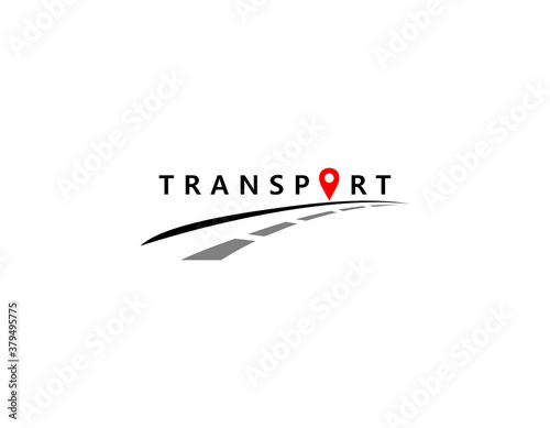 Transport vector logo illustration