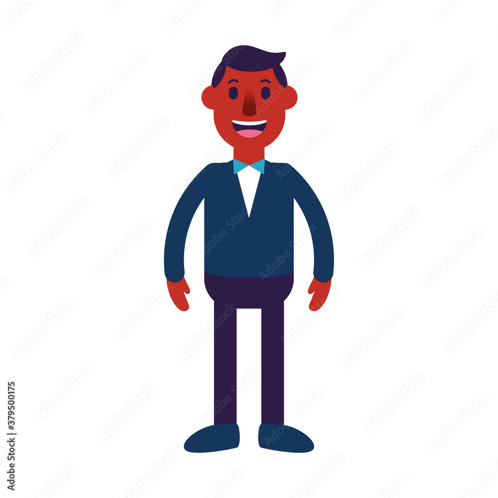 Obraz premium Isolated person assist people ethnicity icon - Vector