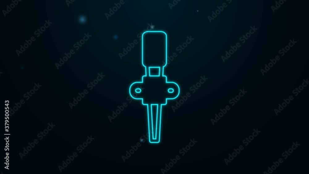 Glowing neon line Torch flame icon isolated on black background. Symbol fire hot, flame power, flaming and heat. 4K Video motion graphic animation Glowing neon line Torch flame icon isolated on black background. Symbol fire hot, flame power, flaming and heat. 4K Video motion graphic animation