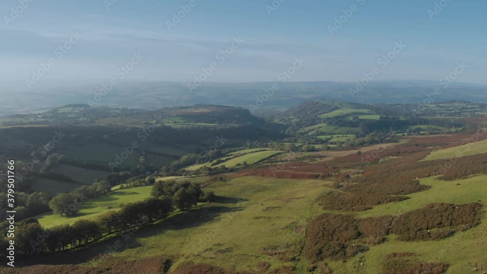 Drone shot of Brecon Beacons National Park, Wales Drone shot of Brecon Beacons National Park, Wales