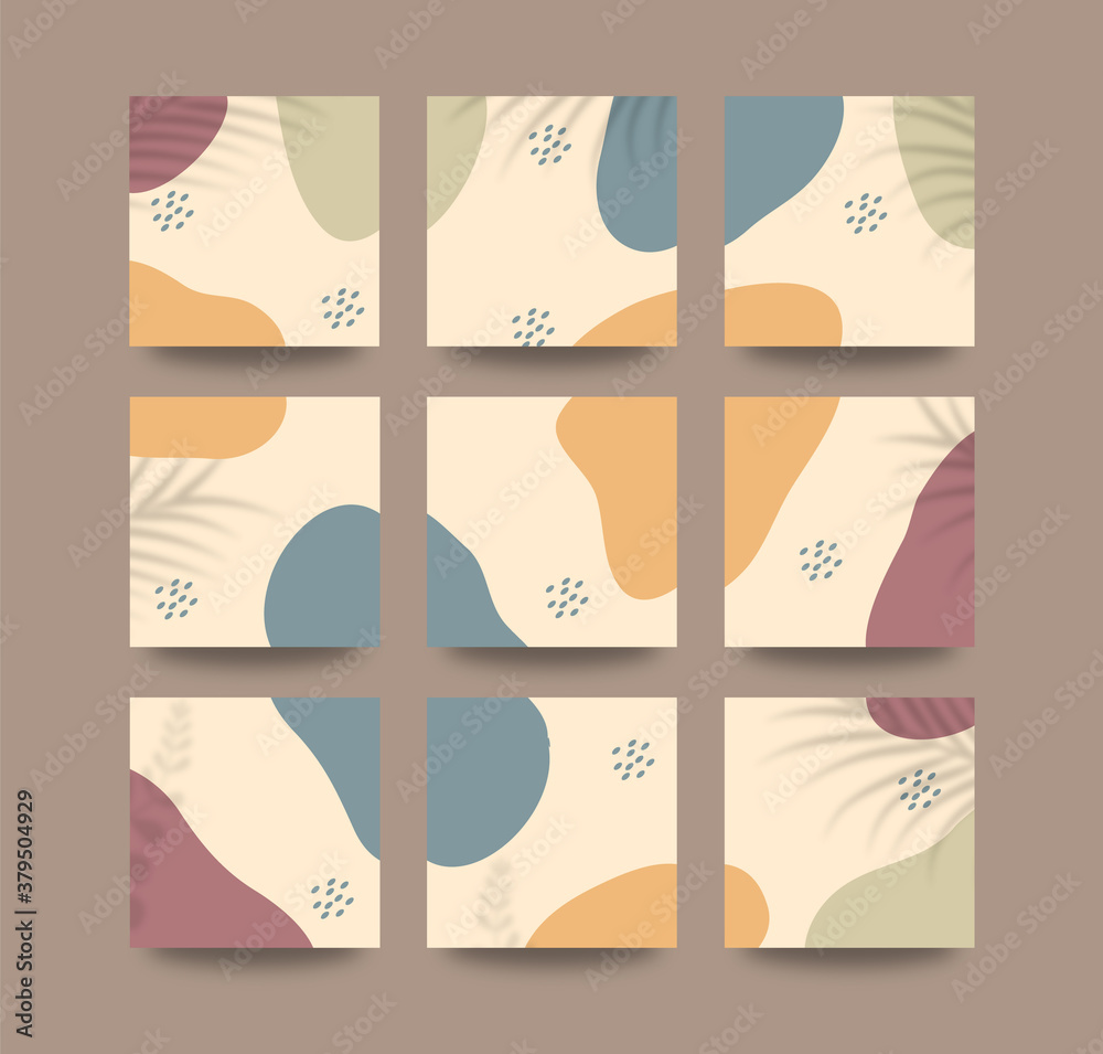 Social media post background template in grid puzzle style Social media post background template in grid puzzle style
