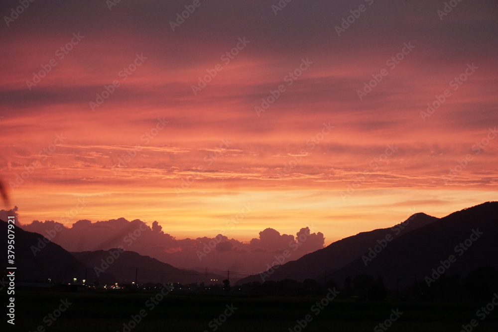 夕暮れの風景