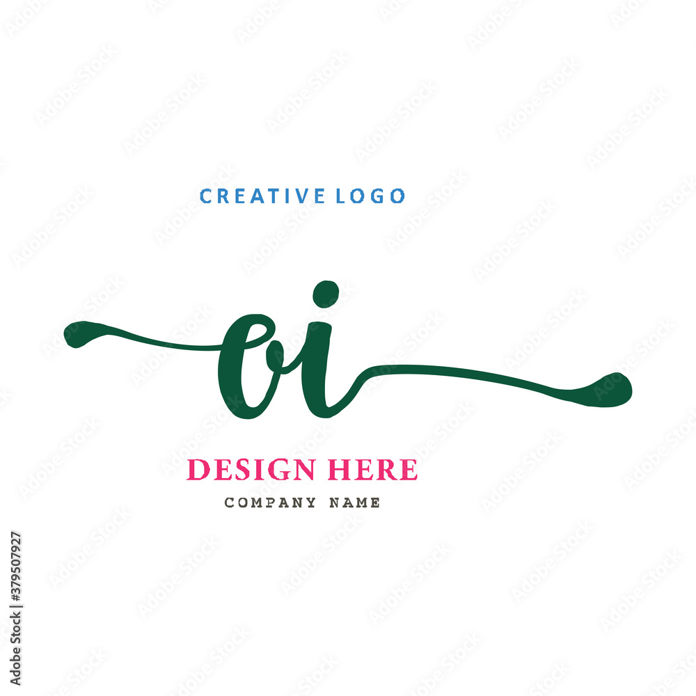 Pharmacy OI letter logo is simple, easy to understand and authoritative Pharmacy OI letter logo is simple, easy to understand and authoritative