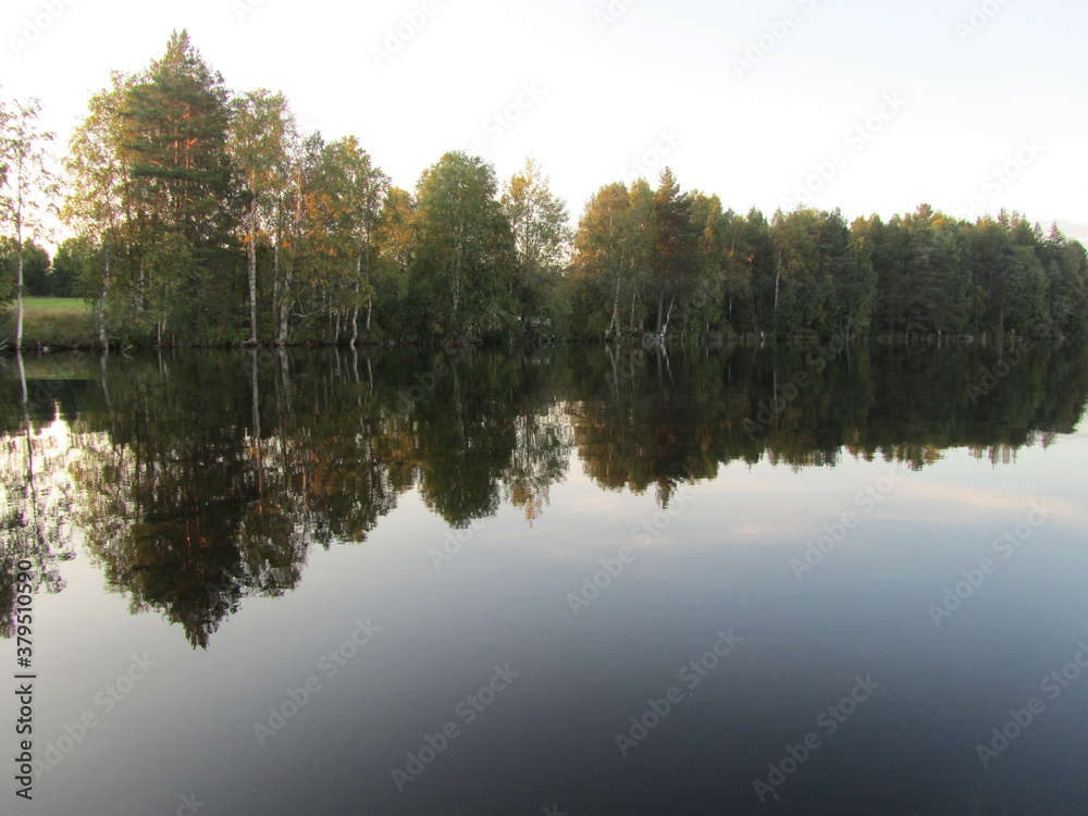 Fototapeta premium lake in autumn