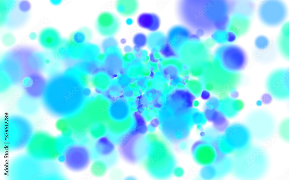 Abstract colorful bright spot watercolor dot soft and blur background.