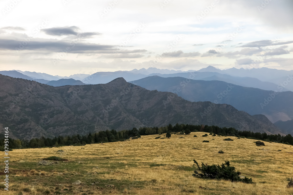 General view of the Alt Pirineu Natural Park, province of Lleida, autonomous community of Catalonia