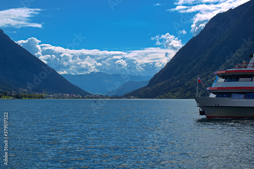 View of lake, Achensee in Tyrol, Austria © Elmar Kriegner