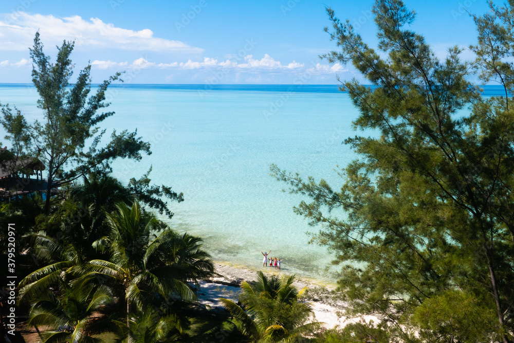 Tropical beach. Exotic island.