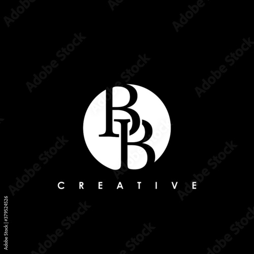 Letters B B, B&B joint logo icon