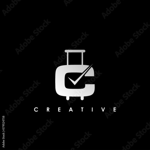 Tour And Travel Logo Design Letter C