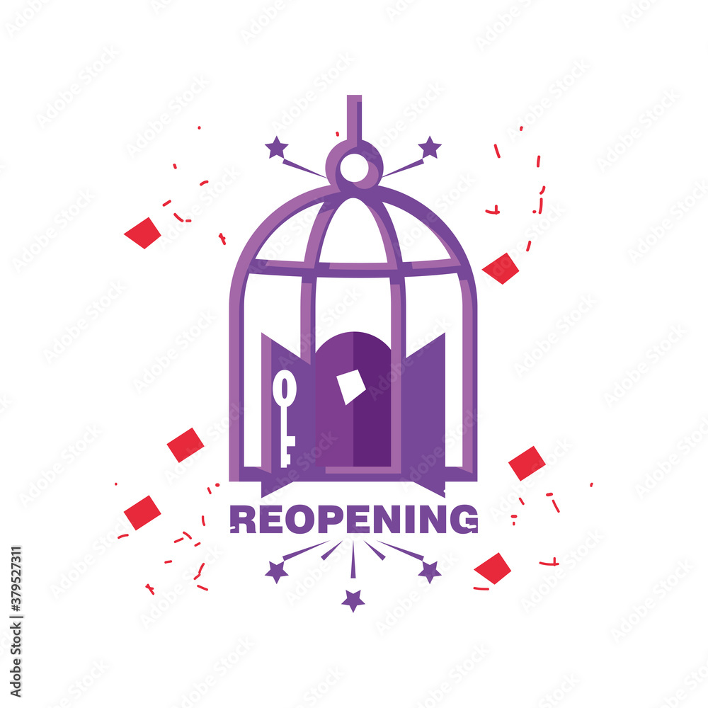 reopening with key detailed style icon vector design reopening with key detailed style icon vector design
