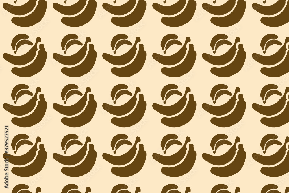 Fototapeta premium Simple banana pattern, perfect when you use for backgrounds and wallpapers