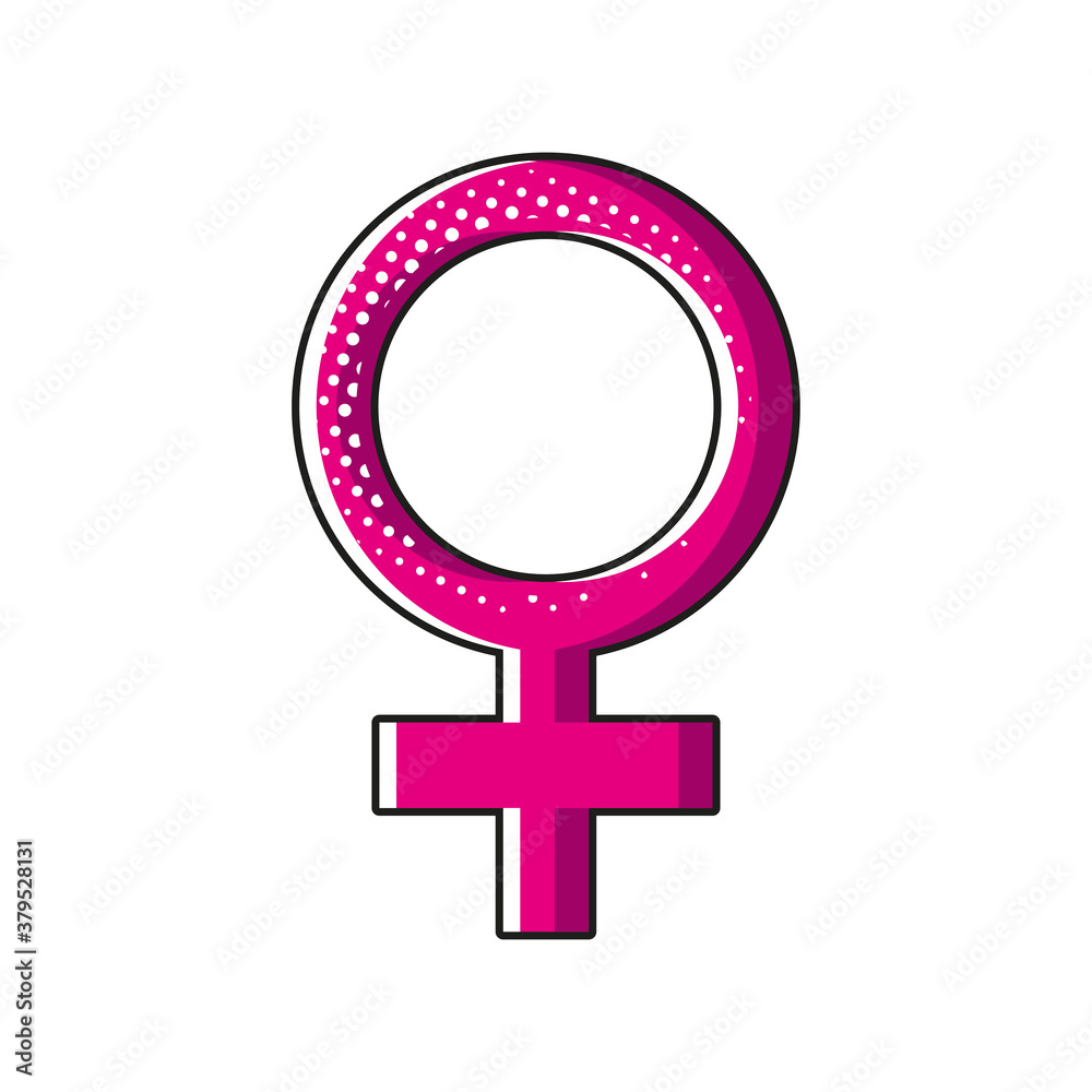 pop art female gender detailed style icon vector design pop art female gender detailed style icon vector design