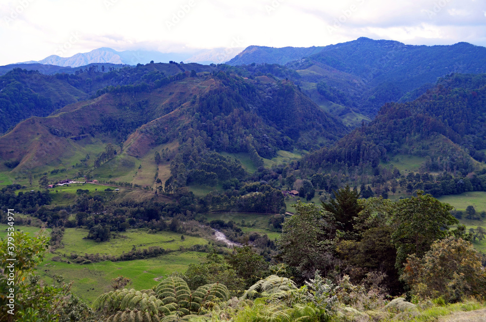 Colombia - View from El Mirador above Salento