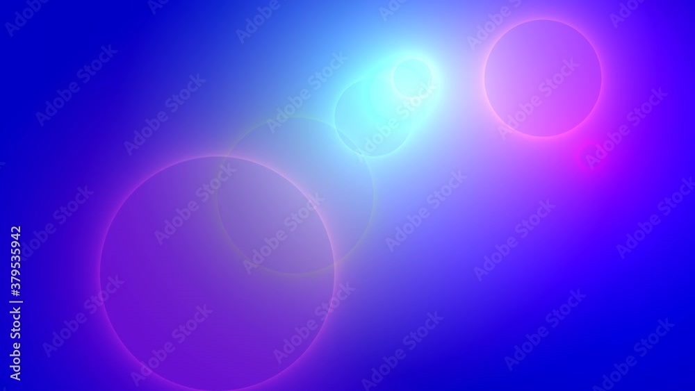 Bouncing Bubble Lens Flare Effect in Bright Colours Bouncing Bubble Lens Flare Effect in Bright Colours