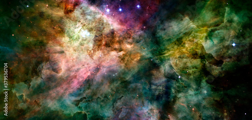 Endless universe. Elements of this image furnished by NASA