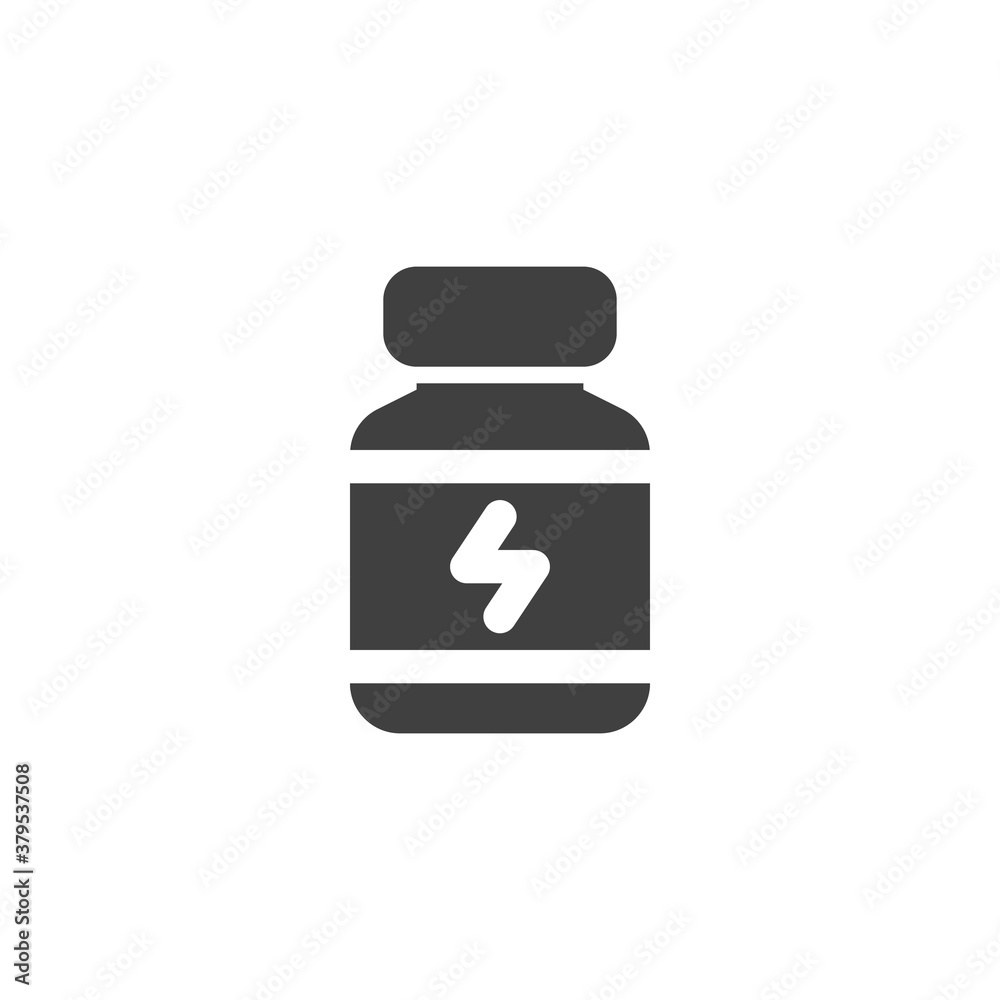 Energy drink bottle vector icon. filled flat sign for mobile concept and web design. Sports nutrition glyph icon. Symbol, logo illustration. Vector graphics Energy drink bottle vector icon. filled flat sign for mobile concept and web design. Sports nutrition glyph icon. Symbol, logo illustration. Vector graphics